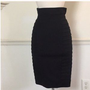 Flavio Castellani Designer Black pencil skirt 44